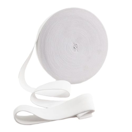 White woven elastic reel