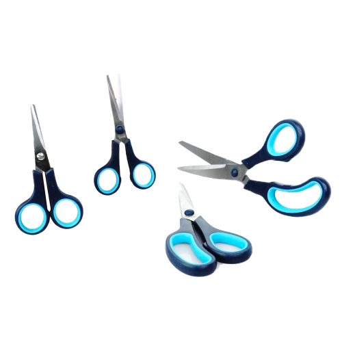 Kleiber Soft Touch Scissor Set Navy Turquoise